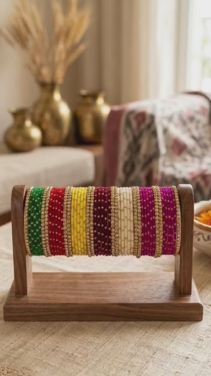 Traditional Indian Bangle Set (Choodi/Kada Set)